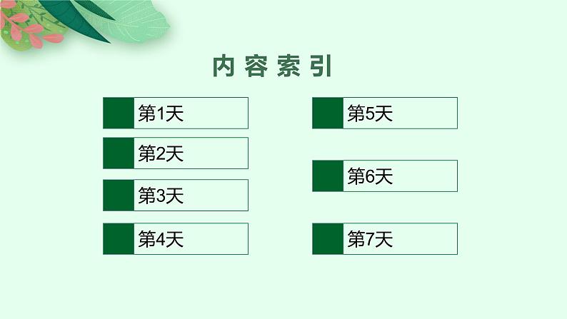 六、考前精准细回顾——完胜高考在7天 2021届高考英语二轮总复习课件第2页