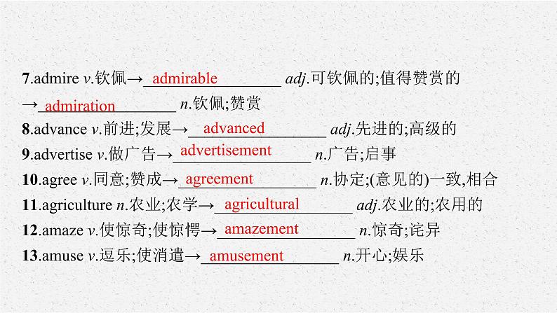 六、考前精准细回顾——完胜高考在7天 2021届高考英语二轮总复习课件第7页