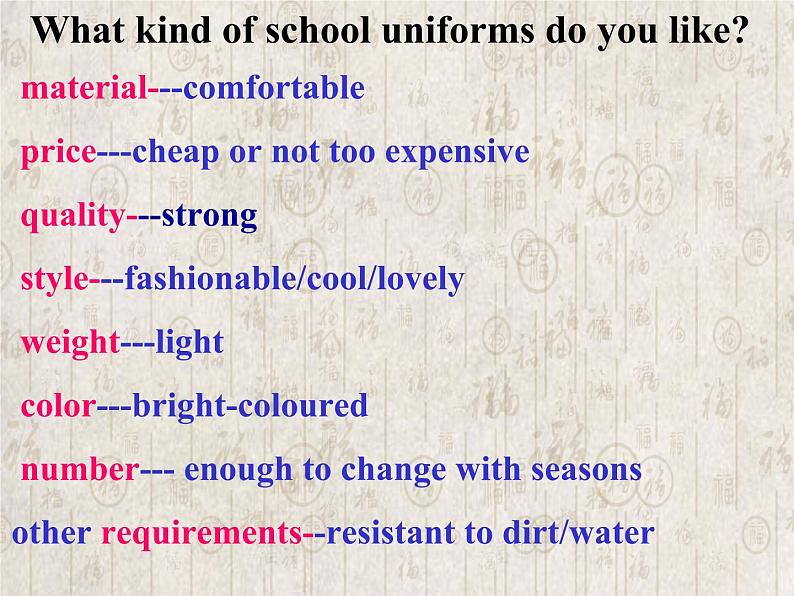 牛津上海版高中二年级第一学期Unit 3 Contemporary style more reading Uniform fashion课件第4页