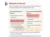 高中英語牛津譯林版（2020）選擇性必修第四冊 課件 Unit1 Honesty and responsibility Welcome to the unit