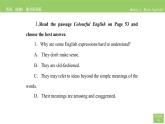 高中英语外研版选修8 Module 4  Section Ⅲ PPT课件