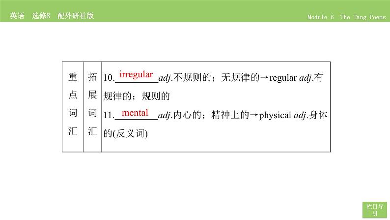 高中英语外研版选修8 Module 6  Section Ⅱ PPT课件第6页