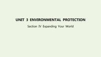 高中英语人教版 (2019)选择性必修 第三册Unit 3 Environmental Protection教学演示ppt课件