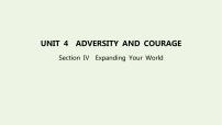 高中英语Unit 4 Adversity and Course多媒体教学课件ppt