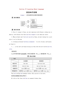 高中英语人教版 (2019)选择性必修 第二册Unit 3 Food and Culture学案设计