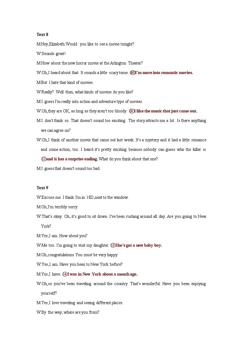 【巅峰听力】2022年高考英语听力高效训练“对话练三遍”01（试卷 音频）02