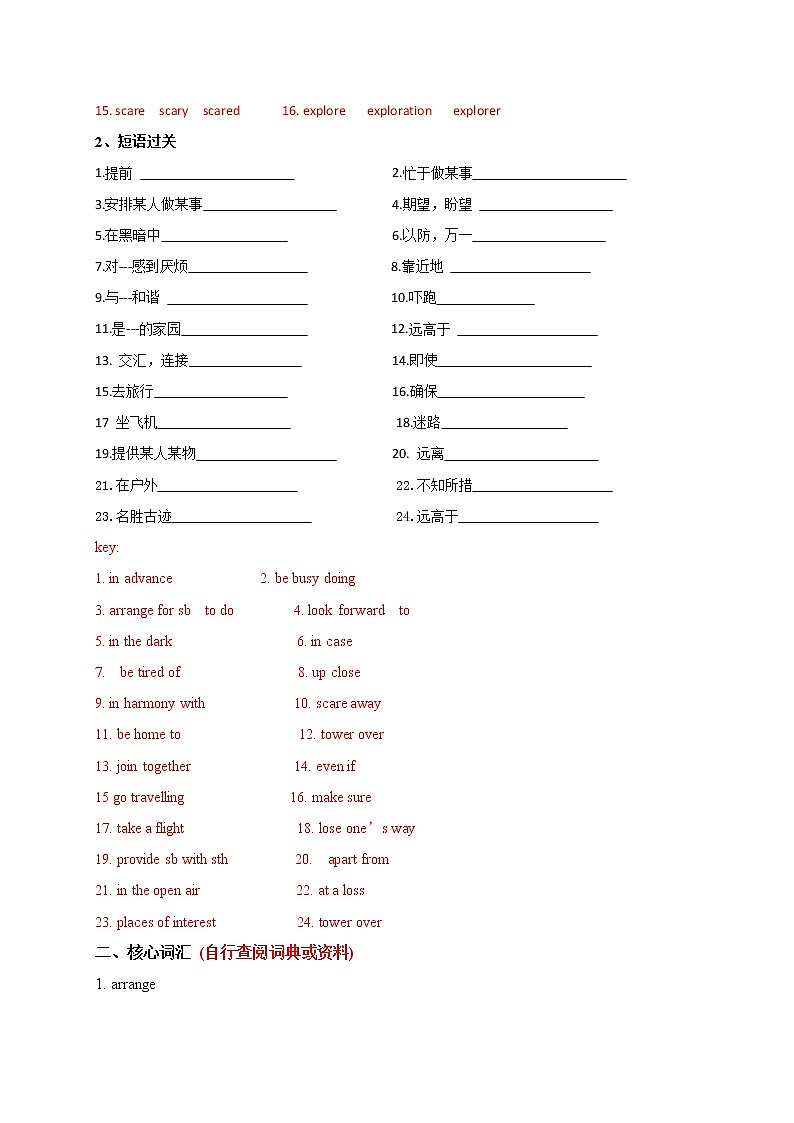 M2Unit2 导学案-江苏省马坝高级中学 高三英语一轮复习第2页