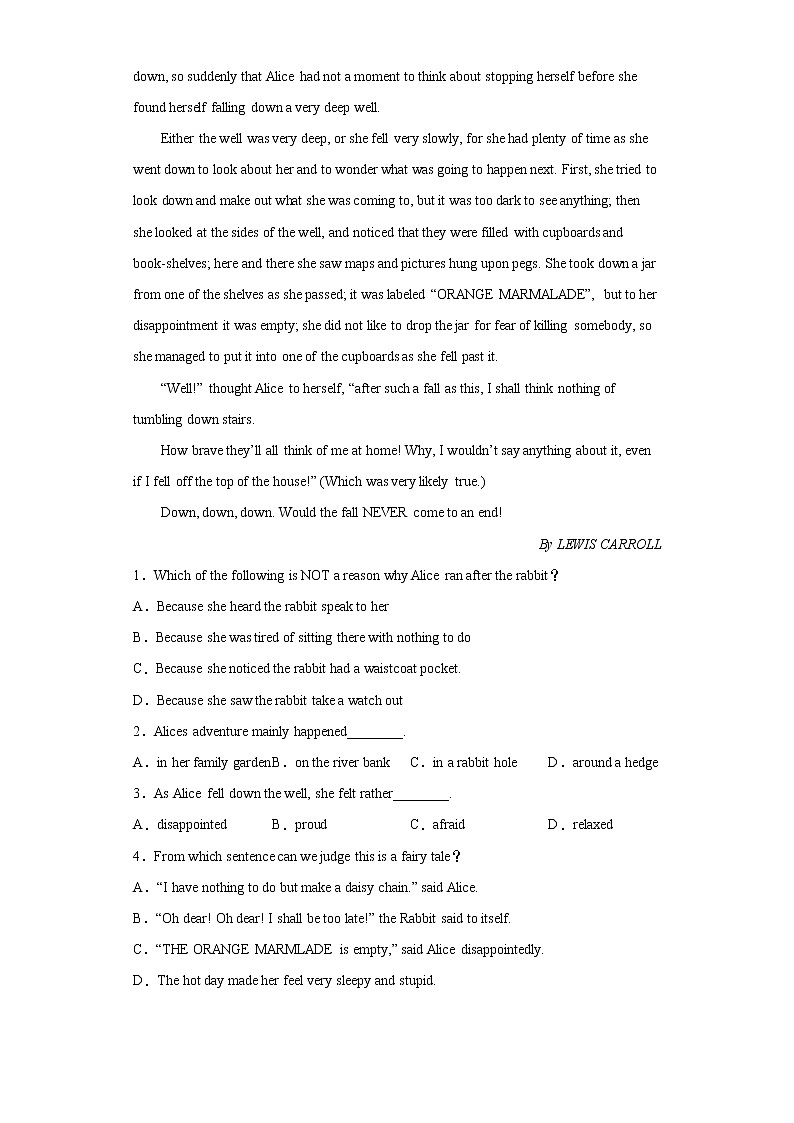 专题03 Day3--2021年高考英语新题组合小卷限时练30天第2页