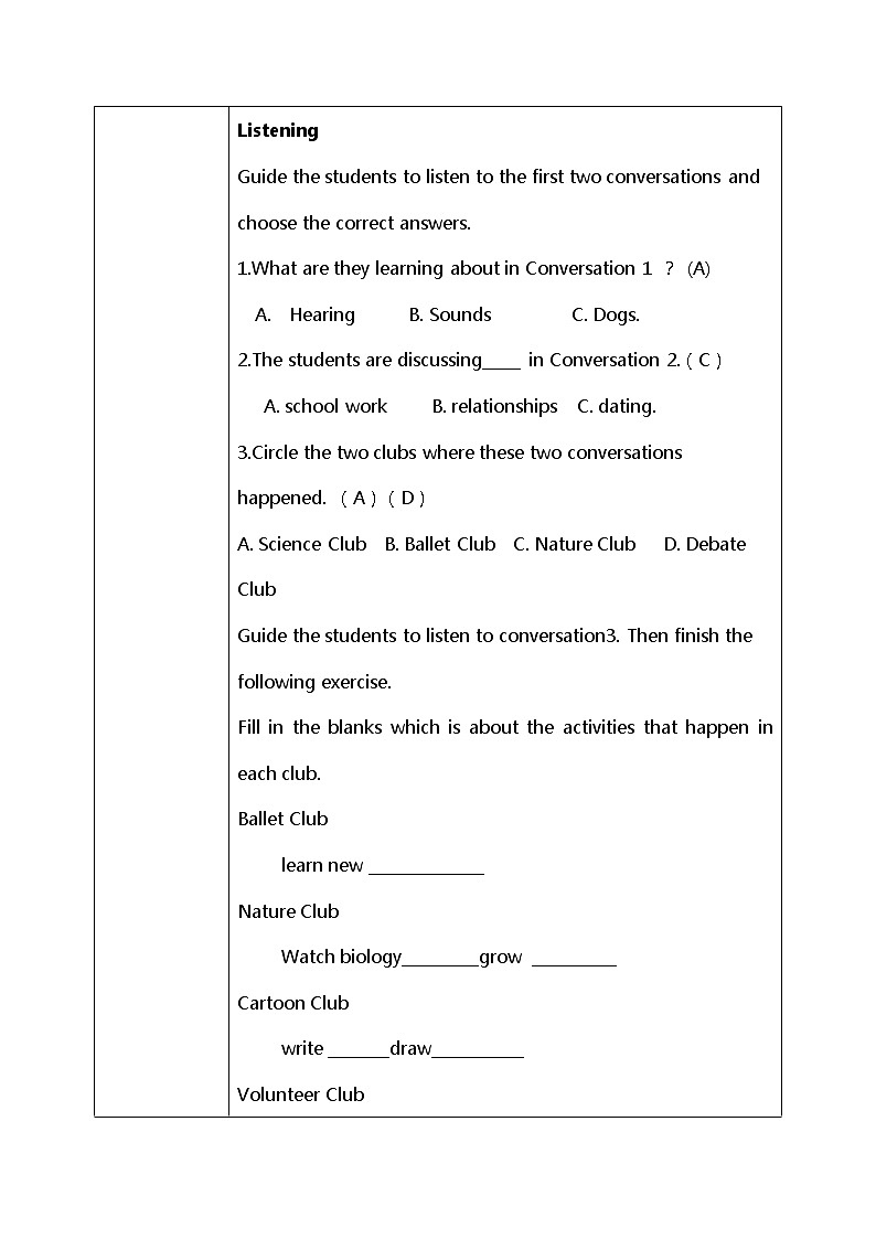 Unit 1 Teenage life Period 1 Listening, Speaking and Talking课件+教学设计+练习03