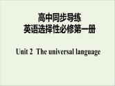 Unit2 The Universal Language课件