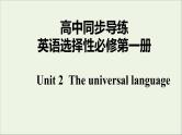 Unit2 The Universal Language课件