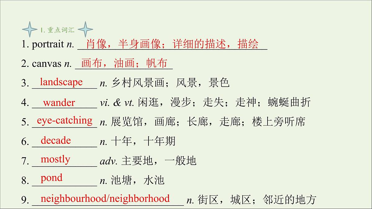牛津译林版选择性必修第一册Unit3 The art of painting课件第3页