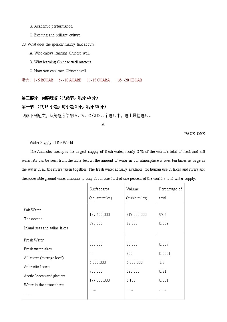 2022年高考英语冲刺押题卷 （全国乙卷专用）（解析版）第3页