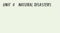 高中人教版 (2019)Unit 4 Natural disasters课文课件ppt