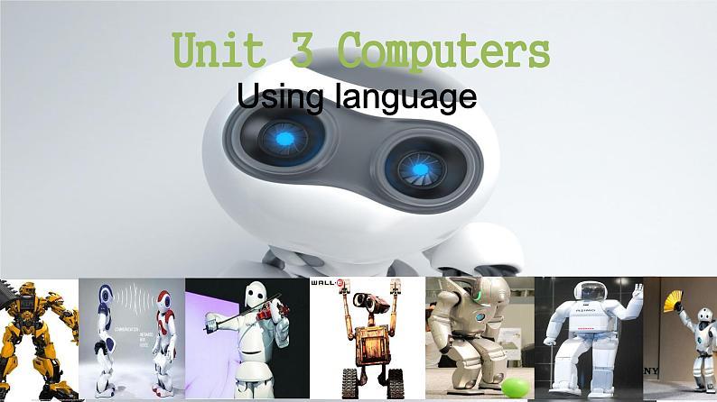 人教新课标必修2  Unit3 Comuters Using Language1 课件第1页