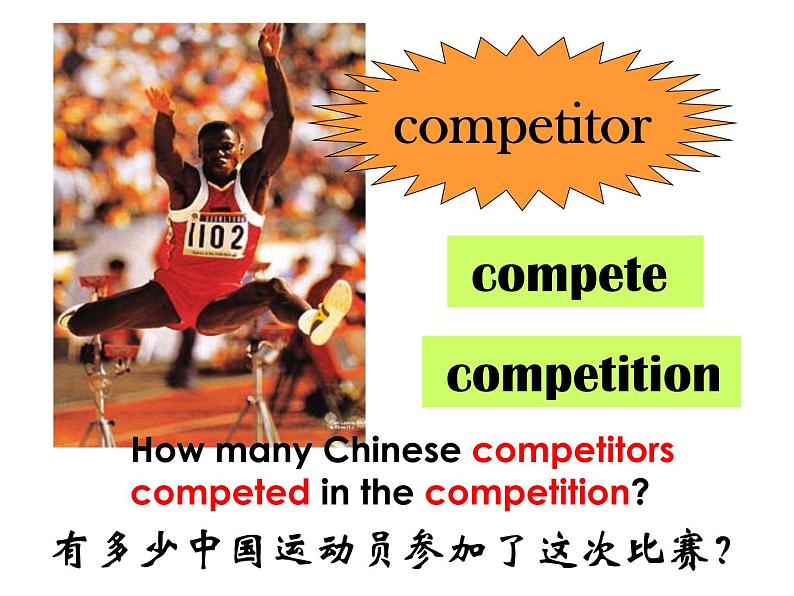 人教新课标必修2  Unit2 The Olympic Games Learning about language 课件第6页