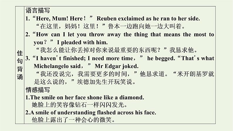 外研版必修第一册Unit4FriendsForeverSectionⅣWritinganendingtoastory课件05