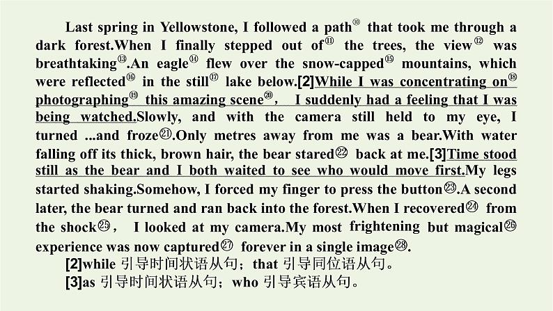 外研版必修第一册Unit5IntothewildSectionⅢDevelopingideas课件05