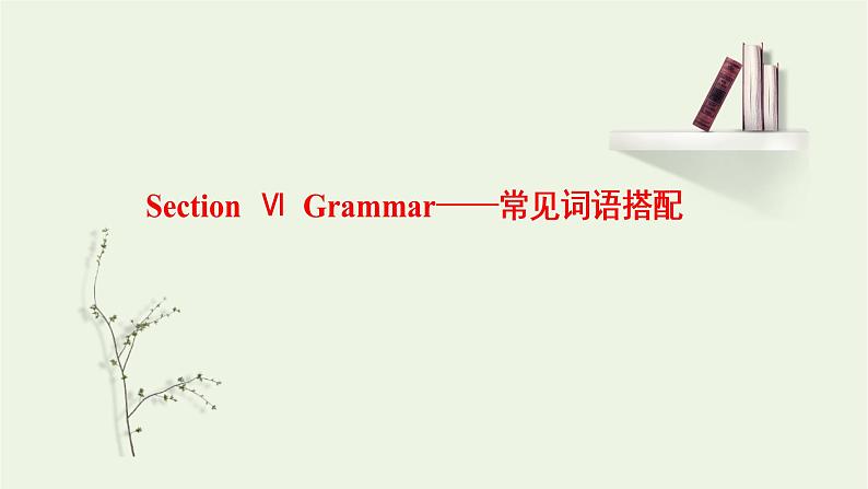 北师大版选择性必修第一册Unit1RELATIONSHIPSSectionⅥGrammar__常见词语搭配课件01