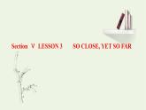 北師大版選擇性必修第一冊(cè)Unit1RELATIONSHIPSSectionⅤLESSON3SOCLOSEYETSOFAR課件