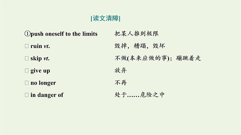 北师大版选择性必修第一册Unit2SUCCESSSectionⅤLESSON3GETTINGTOTHETOP课件04