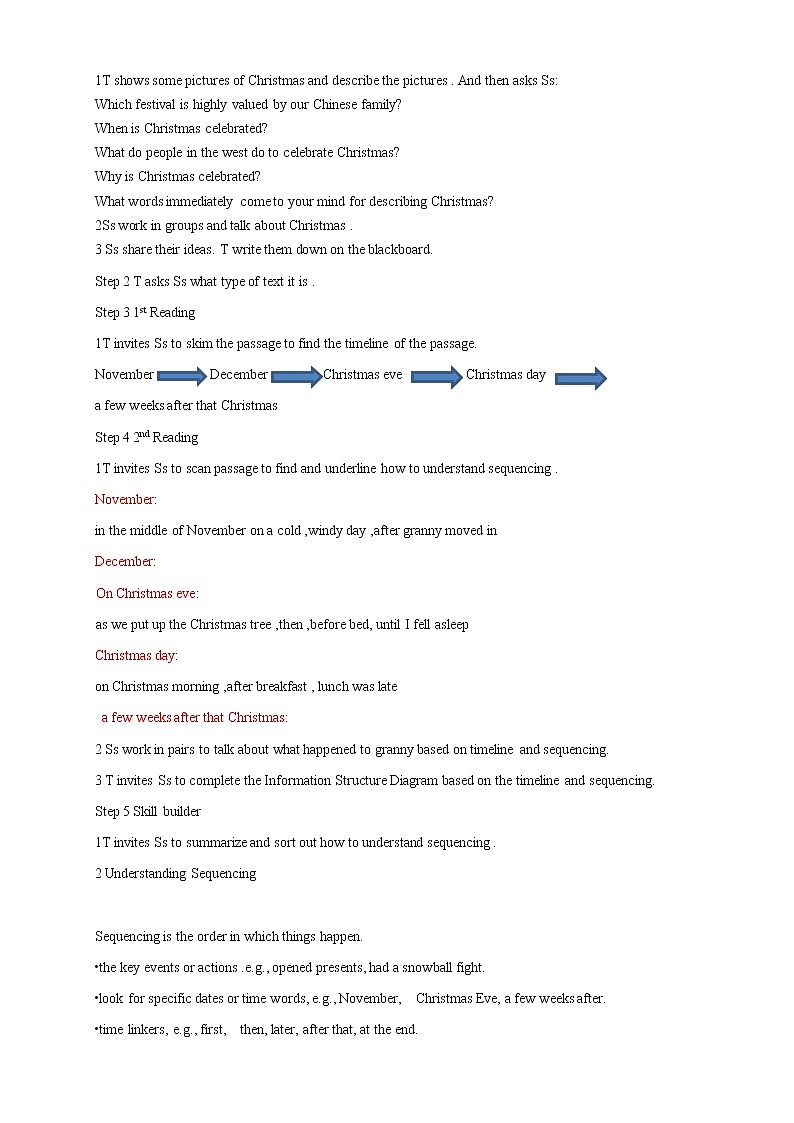 Unit3 Lesson3 Memories of Christmas 教学设计（2）03