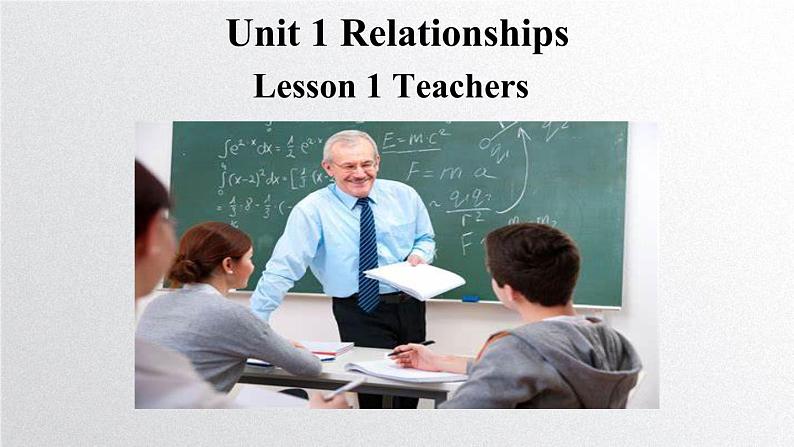 新北师大高中英语选择性必修一Unit1 Lesson 1课件PPT01