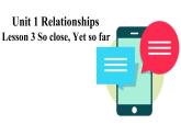 新北師大高中英語(yǔ)選擇性必修一Unit1 Lesson3 (1)課件PPT