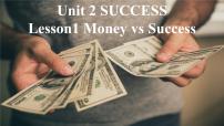 高中英语北师大版 (2019)选择性必修 第一册Unit 2 SuccessLesson 1 Money vs Success背景图课件ppt