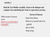 新北师大高中英语选择性必修一Unit2 Topic Talk课件PPT