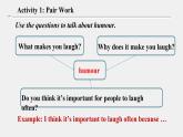 新北師大高中英語選擇性必修二 Unit4 Topic Talk課件PPT
