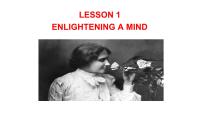 高中英语北师大版 (2019)选择性必修 第二册Lesson 1 Enlightening a Mind课文课件ppt