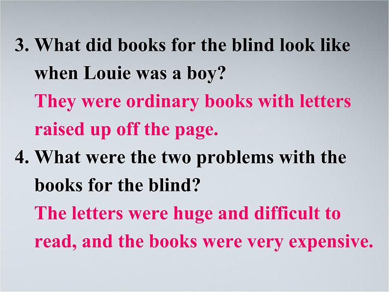 人教新课标必修2  Unit1 Cultural relice Warming up pre reading comprehending 课件05