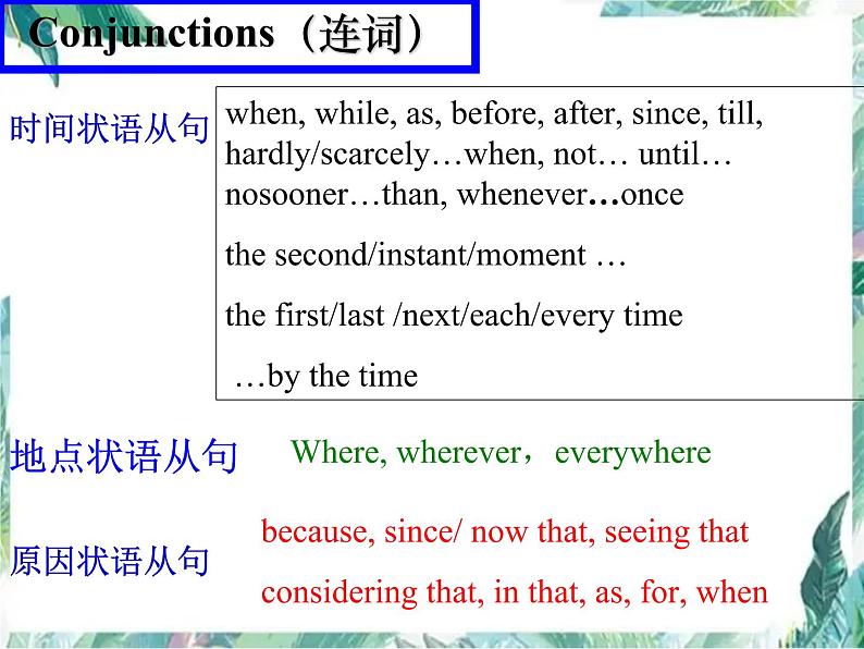 专题复习状语从句  高考英语二轮复习课件PPT06