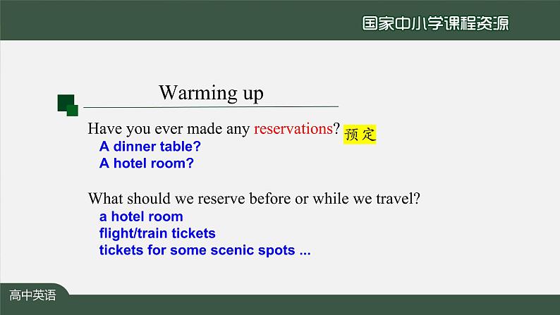 2.1高一【英语(人教版)】Unit2 Travelling Around Listening and Talking-课件第3页