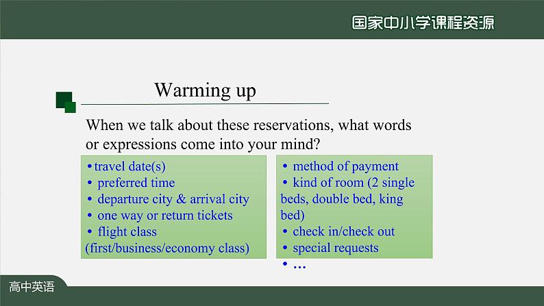 2.1高一【英语(人教版)】Unit2 Travelling Around Listening and Talking-课件第4页