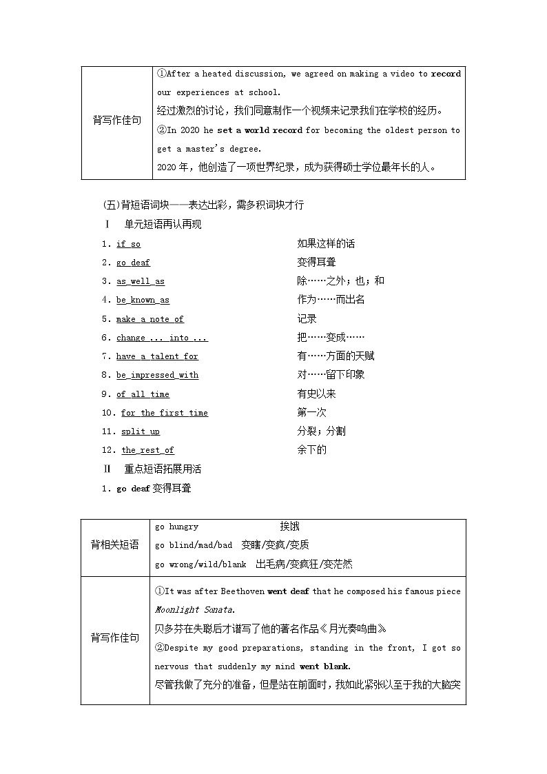 2022高考英语一轮复习Module3Music学案外研版必修2第3页