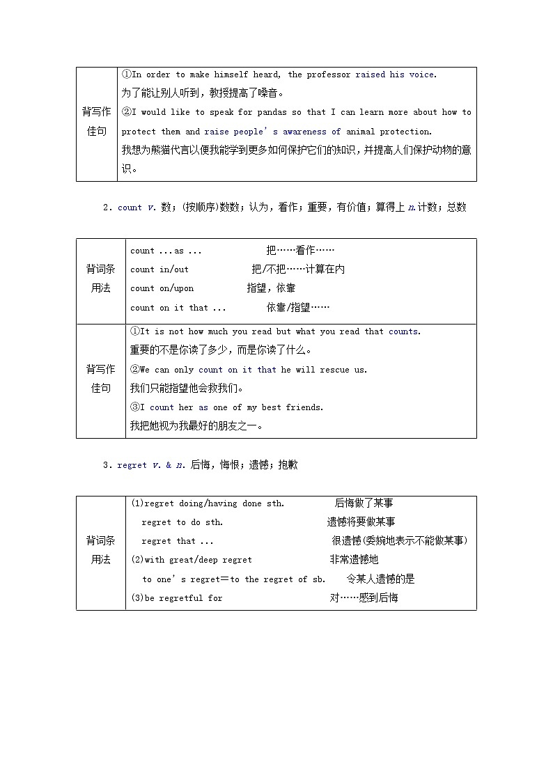 2022高考英语一轮复习Module3InterpersonalRelationships_Friendship学案外研版选修6第3页