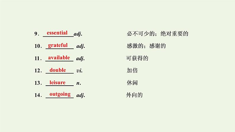 外研版高考英语必修5一轮复习Module2AJobWorthDoing课件+学案+训练04