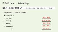 新人教版高考英语必修1一轮复习Unit1Friendship课件+学案+训练