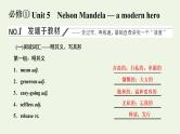 新人教版高考英语必修1一轮复习Unit5NelsonMandela_amodernhero课件+学案+训练