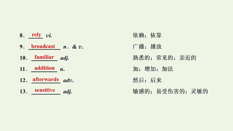 新人教版必修2高考英语一轮复习Unit5Music课件+学案+训练03