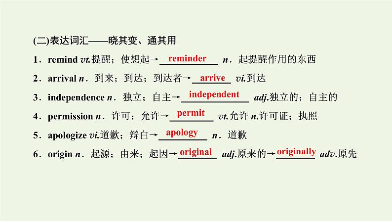 新人教版必修3高考英语一轮复习Unit1Festivalsaroundtheworld课件第5页