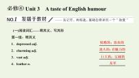 新人教版必修4高考英语一轮复习Unit3AtasteofEnglishhumour课件+学案+训练