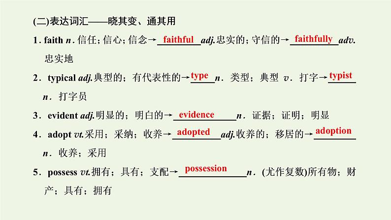 新人教版选修6高考英语一轮复习Unit1Art课件+学案+训练05