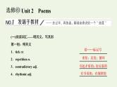 新人教版选修6高考英语一轮复习Unit2Poems课件+学案+训练