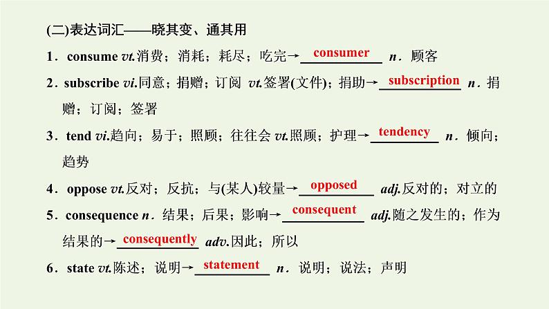 新人教版选修6高考英语一轮复习Unit4Globalwarming课件第5页