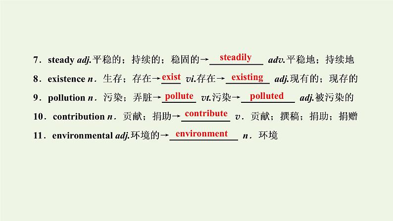 新人教版选修6高考英语一轮复习Unit4Globalwarming课件第6页