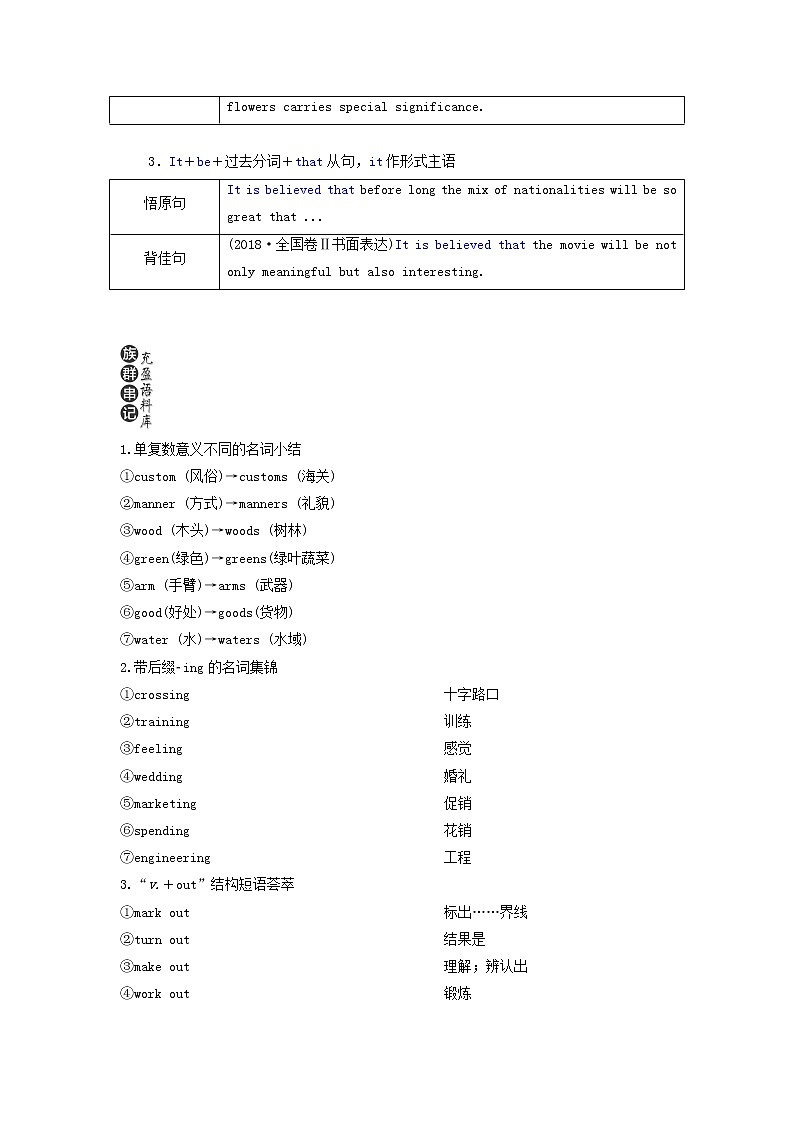 新人教版选修8高考英语一轮复习Unit1Alandofdiversity学案第3页