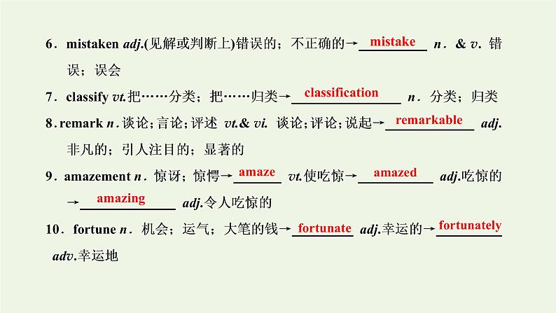 新人教版选修8高考英语一轮复习Unit4Pygmalion课件第6页